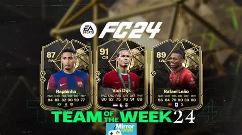 fc 24 leaks|EA FC 24 TOTW 24 leaks – Liverpools Virgil van Dijk leaked to。